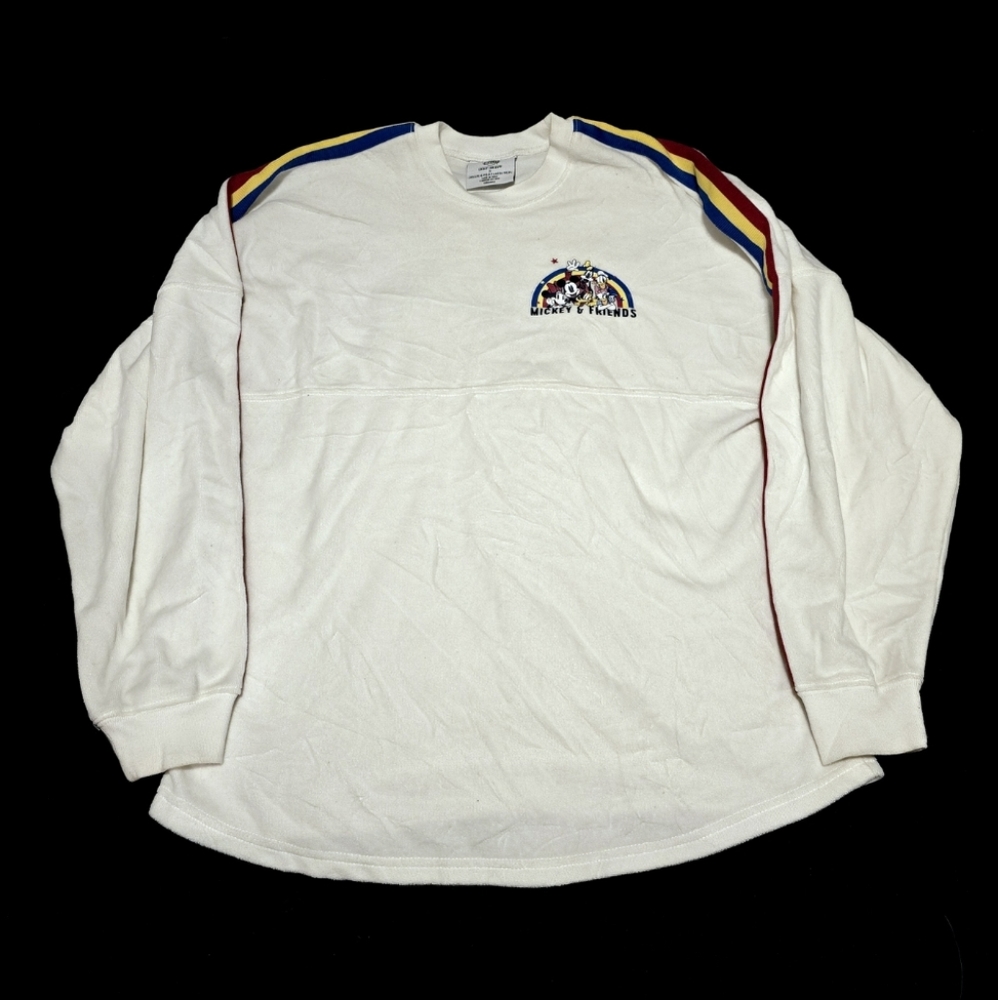 Disney Feelin' Classic Mickey Mouse & Friends jersey, size small, velour